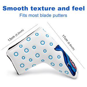 New Shark Golf <b>Head</b> <b>Cover</b> Blade Putter Headcovers Hight Quality Golf Headcover - Product Image 3