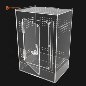 Caja de hábitat de reproducción de lagartos, insectos araña acrílicos personalizados, caracoles, Rana Arbórea, caja de hábitat para mascotas modernas - Product Image 5