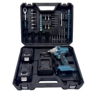 Set di strumenti a prezzo di fabbrica ad alta coppia chiave elettrica senza spazzole a batteria senza fili con chiave elettrica da 1/2 pollici - Product Image 1