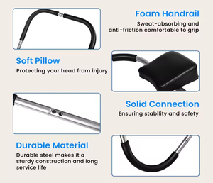 BunnyHi TYQ001 Balance de <span class=keywords><strong>Ab</strong></span> Mat Trainer Máquina abdominal Ejercicio Crunch Roller Ejercitador de entrenamiento - Product Image 4