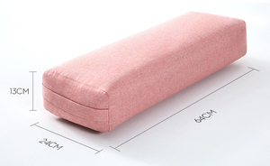 Almohada de Yoga Personalizada con Logotipo, Rectangular y Redonda, Rellenable con Semillas de Trigo Sarraceno y Kapok - Product Image 2