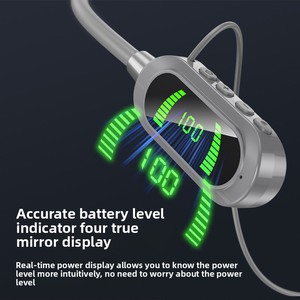 Auricolari Wireless da Collo con Display Digitale, Durata Batteria Inferiore a 3 Ore, Impermeabili, Design Esclusivo - Product Image 2