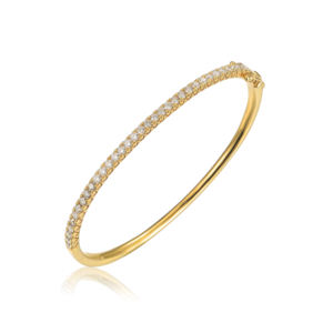 CUSTOM 9K/10K/14K/18K SOLID GOLD LAB GROWN CVD IGI/HPHT DIAMOND CLASSIC ENGAGEMENT PARTY BRACELET for <b>MEN</b> & WOMEN - Product Image 1