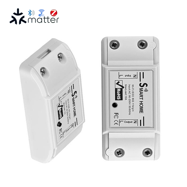 Universal Switch Tooya FY01 Matter Wifi Mesh No Energy Monitor 10a Support Firmware Burn Customization Smart Switch