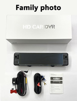 Caméra de tableau de bord 360 degrés avec vision nocturne, enregistrement en boucle ADAS, écran IPS couleur, WiFi, boîte noire de voiture, caméra de tableau de bord 4K