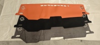 Wildleder/Polyester Material Auto Armaturenbrett Matten Armaturenbrett Abdeckung Innenausstattung Zubehör für Toyota Hilux Travo 2026