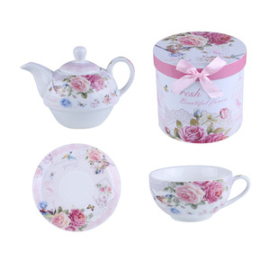 Gift Box Floral Tea <strong>Sets</strong> Ceramic Tea <strong>for</strong> One <strong>Set</strong> Vintage <strong>Teapot</strong> <strong>and</strong> <strong>Cup</strong> <strong>Set</strong> - Product Image 6