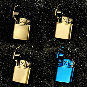 Briquet au kérosène de style ancien Jiumen, avec roue à silex, vintage, rétro, modification Guan Gong, coupe-vent, logo, <span class=keywords><strong>flamme</strong></span> - Product Image 1