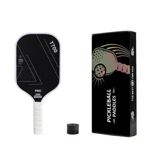 Neuer Perforations-T700 T300 3K 12K Carbonfaser-Schläger mit Texturgewebe 16mm Unibody Pickleball-Paddel Hasaigo - Product Image 2