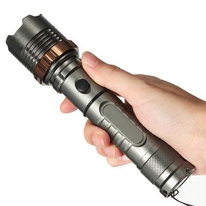 ไฟฉายกำลังสูง T6 แบบชาร์จไฟได้ ไฟฉาย LED ซูมได้ สำหรับใช้งานกลางแจ้ง - Product Image 1