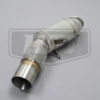 Tuyau d'échappement isolé en acier inoxydable professionnel de haute qualité pour X1 X3 X4 X5 B48 2.0T Haute performance à flux élevé