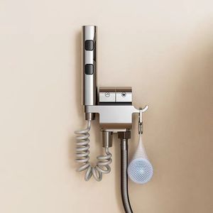 Piano Knop Wc Hoekklep Wc Wandgemonteerde Handheld Onder Druk Bidet Sproeier