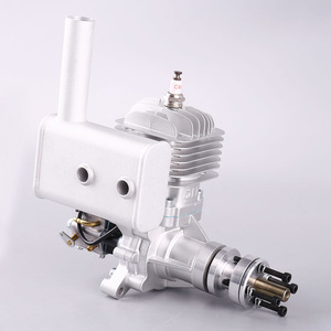 Motor de gasolina DLE30 de 30cc para avión RC, modelo de ala fija, monocilíndrico, dos escapes, refrigeración por aire, arranque manual, de un solo toque. - Product Image 5