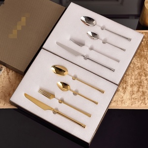 ชุดช้อนส้อมมีดสแตนเลสซีรีส์ B ขายดี - Product Image 1