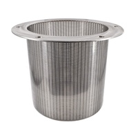 Keilförmiges Drahtgewebe für Johnson Rotationstrommelfilter |   SS304 316L Kontinuierlicher Schlitz für Abwasser Fest-Flüssig-Trennung