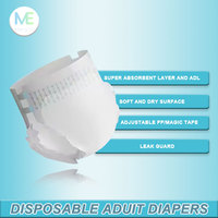 Windeln für Erwachsene, Baby Windel Unisex High Absorbent Einweg-Unterwäsche aus Vliesstoff für Männer Panty Printed Dry Surface