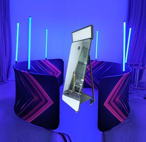 2025 meilleur choix Photo Booth miroir bois pièce de rechange Polaroid miroir Photo Booth Selfie Photo Booth miroir - Product Image 5