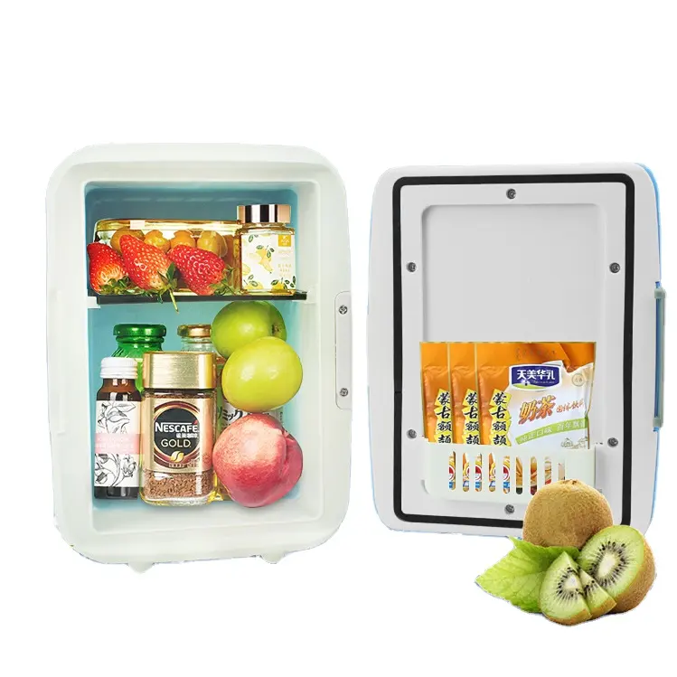 Refrigerador portátil para carros para viagens ao ar livre Maquiagem Mini-refrigerador