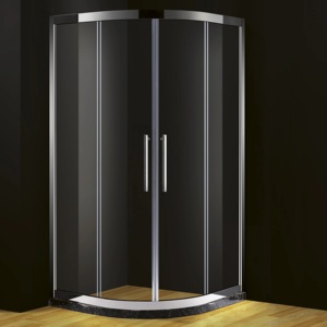 Salle de douche salle de bain d'hôtel <span class=keywords><strong>porte</strong></span> de douche en aluminium d'occasion portes de douche incurvées prix - Product Image 4