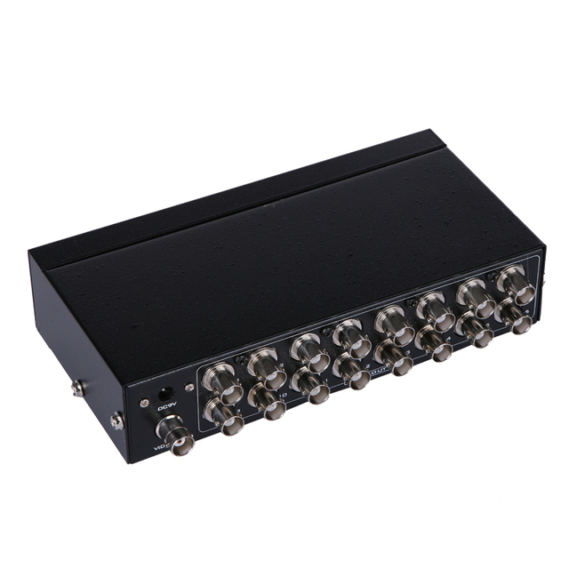 BNC Video Splitter High Speed signal 16 Port 1x16 1 in 16 Out BNC Splitter