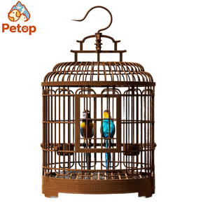 Jaula de Plástico Vintage de Lujo Grande Petop, Jaula Portátil para Uso Doméstico para Agapornis, Periquitos, Pinzones y Paseos - Product Image 1