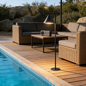 Lámpara de Suelo Moderna para Exteriores, IP42 Impermeable, para Jardín, Patio, Terraza, Iluminación de Paisaje - Product Image 4