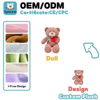 Fabricant de jouets en peluche personnalisés en gros, ours en peluche de haute qualité, doux et câlins, livraison rapide, commande en gros pour la Saint-Valentin, CPC OEM