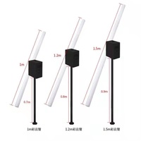 DMX512 cinétique Led moteur rotatif 360 RGB 1.5M Led Pixel Tube lumière Artnet DMX système de contrôle lumières de scène pour événements/discothèque