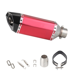 Tuyau d'échappement de moto hexagonal à queue ronde, adapté pour Akrapovic,Ninja 400, Modification d'accessoires S1000 RR, silencieux de moto - Product Image 3
