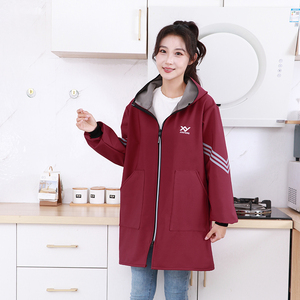 <span class=keywords><strong>Blouse</strong></span> personnalisée en velours imperméable à manches longues, épaisse, pour tenue <span class=keywords><strong>de</strong></span> travail formelle, <span class=keywords><strong>tablier</strong></span> <span class=keywords><strong>de</strong></span> <span class=keywords><strong>cuisine</strong></span> anti-salissures pour adultes - Product Image 5
