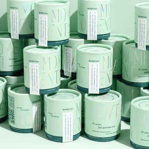 100% Recyclable Cardboard Cylinder Food Packaging Candy Coffee Bean Tea Bag Paper Tube Box