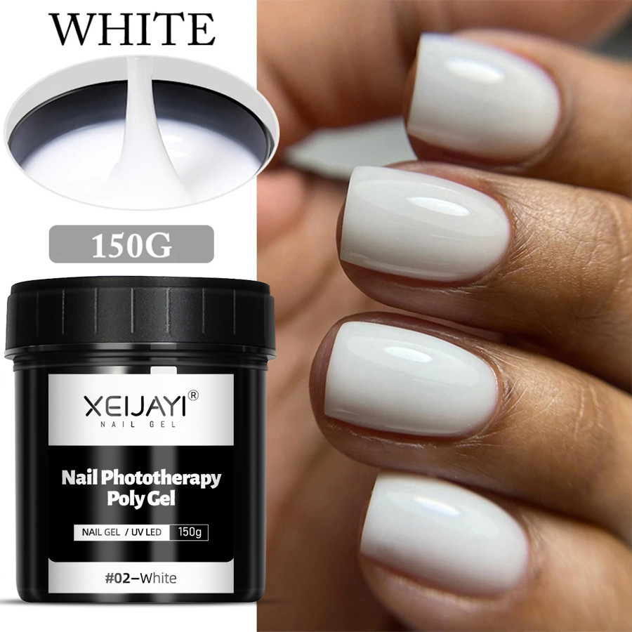 150g#02-Gel de extensión blanco