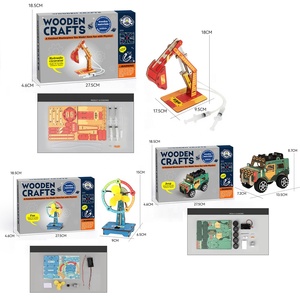 Gioco Puzzle 3D in Legno STEM, Giocattolo Educativo per Bambini, Esperimento Scientifico, Modello Ingegneristico Fai-da-Te, Kit Artistico e Artigianale in Legno - Product Image 6