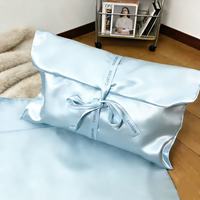 Enveloppe d'emballage personnalisable en satin écologique avec impression sérigraphique