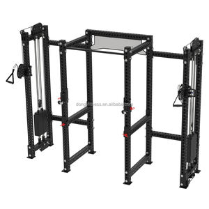 ดงลี่ DLR14 แร็คพาวเวอร์พร้อมสายเคเบิลครอสโอเวอร์ ระบบมัลติพูลเลย์ เครื่องออกกำลังกายแบบติดผนัง แร็คสควอทสำหรับบริหารหน้าอก/แขน รับน้ำหนักได้ 80 กก.*2 - Product Image 1