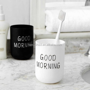 Bicchiere Minimalista Circolare per Bagno, Tazza Multiuso per Bere, Buongiorno - Product Image 5