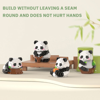 Mini blocs de construction créatifs de style chinois, jouets éducatifs pour enfants, bricolage