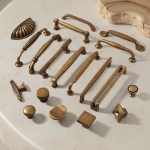 Poignée et bouton de meuble en alliage de zinc, bronze antique, barre de tiroir traditionnelle, durable - Product Image 2