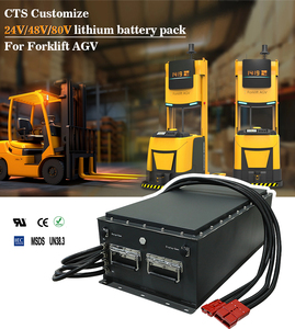 Batterie LiFePO4 CTS Grade A 24V 48V 100Ah 600Ah pour AGV, Pack de batteries lithium-ion pour robots industriels, 6000 cycles, Vente en gros - Product Image 3