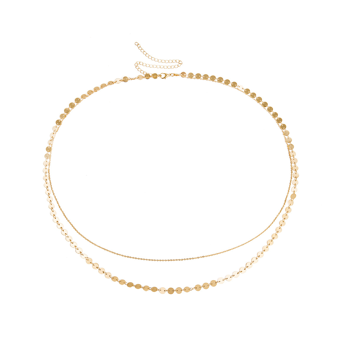 Романтический для женщин пикантные Изящные 18k золото двойной слой живота цепи стальной корпус цепи