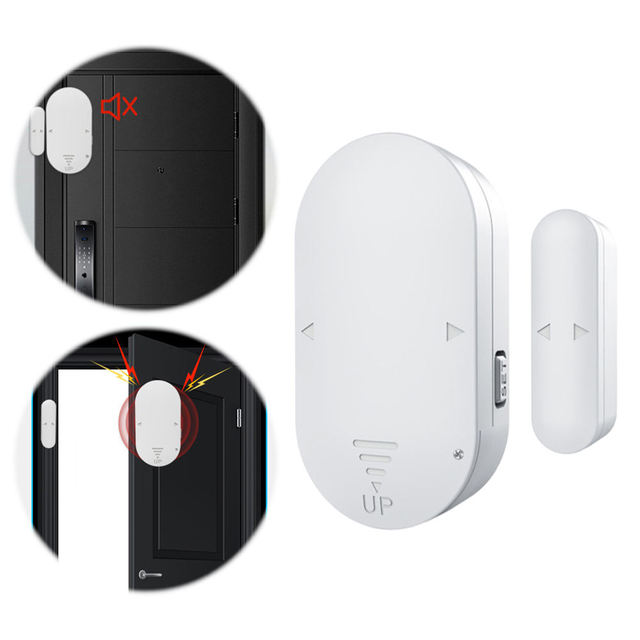 High volume 130 decibels window door intrusion alarm magnetic sensor