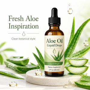 Enzymes, prébiotiques, complément alimentaire naturel à base de plantes, extrait vert, complexe D3 K2, glycinate de magnésium 1160 mg, huile d'aloe vera, liquide oral - Product Image 3