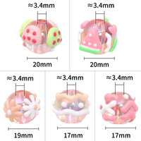 Nouvelles perles acryliques style Ins 2026, de haute qualité, dessinées à la main, pour chaîne de téléphone portable DIY, marque Ywsongao, modèle 15