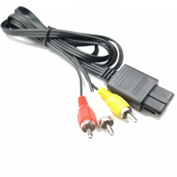 Câble AV Audio vidéo Offre Spéciale pour Nintendo N64 pour NGC pour Console de jeu SNES câble AV polyvalent
