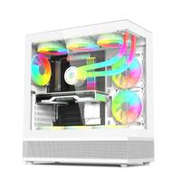Most Popular Atx Gaming case Full View Glass case Computer Box for Pc with 10pcs RGB Fans Gaming Computer case