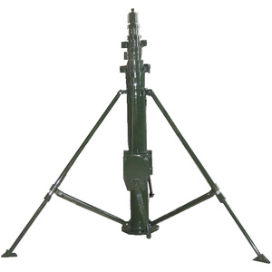 Mástil telescópico de antena de manivela manual de 5m y 50kg, CCTV e iluminación para tierra y vehículo - Product Image 3