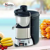Extracteur de jus silencieux à large diamètre en acier inoxydable 220V, modèle commercial Santos 50C, avec éjection des pulpes