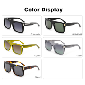 Gafas de Sol de Moda con Armazón Grande Hechas a Mano con Acetato de Alta Calidad, con Protección UV400 Polarizada para Mujer, Gafas de Sol Retro - Product Image 3