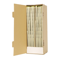 Rollo de Papel Biodegradable Cónico Marrón Personalizado de 1 1/4 Tamaño King, Impresión Digital Desechable con Logotipo