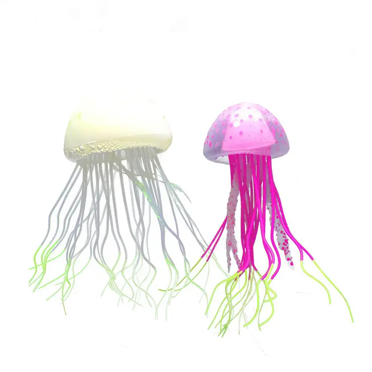 Luminous simulation jellyfish fish tank aquarium accessories decorations